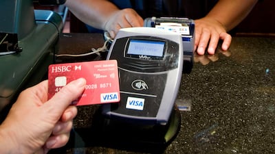 Visa's revenue during the third quarter soared 27% on an annual basis to $6.1bn. Charles Crowell / The National