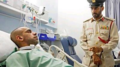 Mohammed was ejected from his vehicle as it rolled four times when he hit a speed bump at high speed.