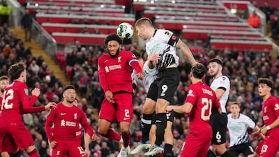 James Collins - 6. The 31-year-old did much of the donkey work for his team. His contribution was not flashy but it was necessary. He made way for McGoldrick in the 61st minute. AP Photo