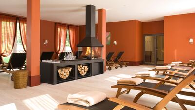 Relaxation room at Graeflicher Park Hotel & Spa. Courtesy Graeflicher Park Hotel & Spa