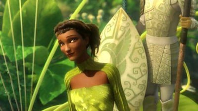 A scene from Epic, where the character Queen Tara is voiced by Beyonce Knowles. AP Photo / 20th Century Fox