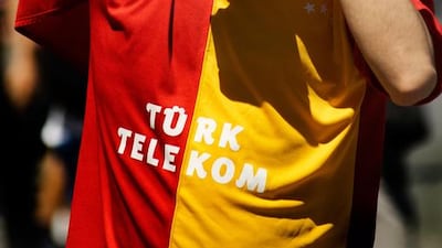 A Galatasary football fan in Taksim Square in June, when tear gas was used to quell demonstrations. Supporters from rival teams have come together since for anti-government protests. John Wreford for The National