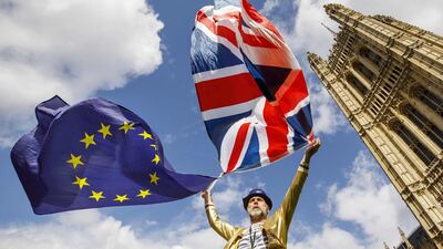 The UK Houses of Parliament in central London. AFP
