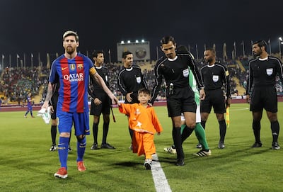 Murtaza got to meet his hero in December 2016. Karim Jaafar / AFP