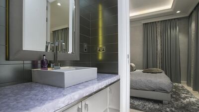 The guest bedroom bathroom. Mona Al Marzooqi / The National