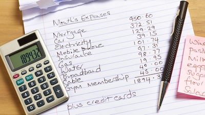 If you find it difficult to save on a regular basis, consider keeping a record of your monthly expenditure. Photo: Getty Images