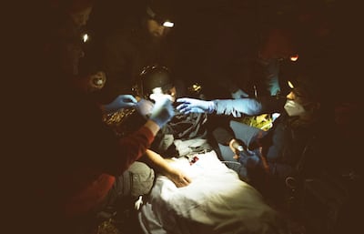 One of the tent settlements in the forest at the border with Poland after activists provided help. Photo: Granica