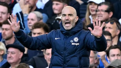 Chelsea manager Enzo Maresca. AFP