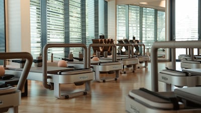 The Reformer Pilates room at Jumeirah Saadiyat Island. Photo: Jumeirah