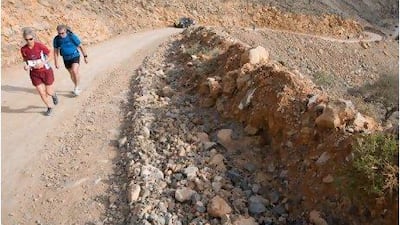 The 2011 Wadi Bhi run, Wadi Bhi, Oman. 11th Feb 2011.