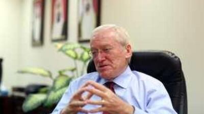 Dr John Perkins, the provost, says research will be a priority on the Masdar campus (rendering - front).