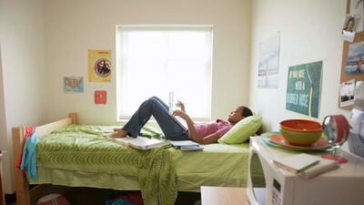 Unframed posters belong in student accommodation. Getty