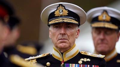 UK armed forces chief Admiral Sir Tony Radakin says the country's military should be 'obsessed with making the nation secure'. Getty Images