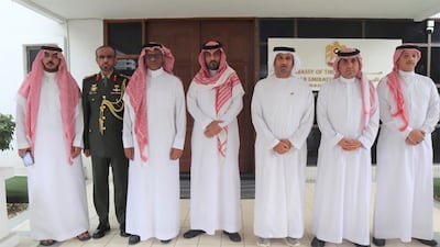 Several ambassadors to Malaysia and Malaysian officials and journalists attended the funeral ceremony in absentia of Sheikh Khalifa. Photo: UAE Embassy in Kuala Lumpur