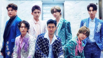 K-pop group Super Junior is coming to Dubai's Coca-Cola Arena in March this year. Courtesy Super Junior