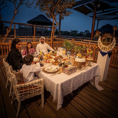 Iftar at Dubai Safari Park is served from 6pm to 8pm. Photo: Dubai Safari Park