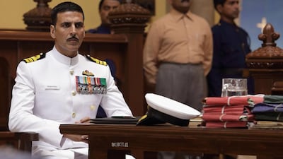 Akshay Kumar in Rustom. Courtesy Zee Studios