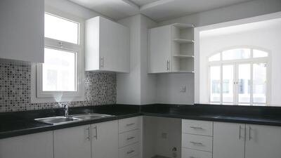 Most of the tenants at Alghadeer are likely to be tempted by the promise of cheap rents with studio apartments for around Dh35,000 a year and four-bedroom villas renting for Dh125,000. Silvia Razgova / The National