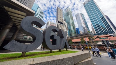 Signage at the Singapore Exchange Ltd. (SGX) headquarters in Singapore. Getty Images