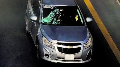 Sharjah Police have arrested the driver of a vehicle involved in a fatal collision with an e-scooter rider in the emirate. Photo: Sharjah Police.