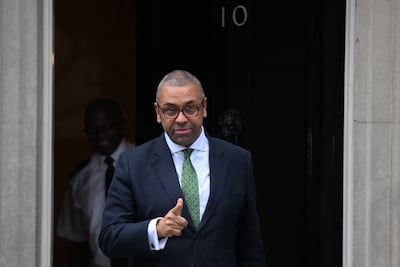 James Cleverly has regularly pledged support for Ukraine in its war with Russia. AFP