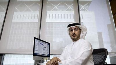 Hamed Ali, the Nasdaq chief executive, at his office in the DIFC. Jaime Puebla / The National Newspaper