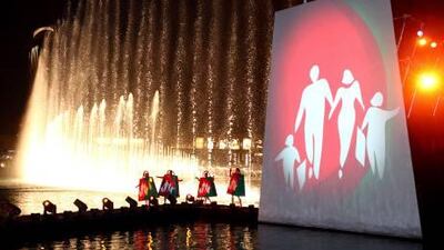 Opening ceremony of Dubai Shopping Festival. Courtesy DSF