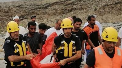 One Asian died in a flooded valley Jebel Shams in the sultanate's north. Photo: Oman Civil Defence and Ambulance Authority
