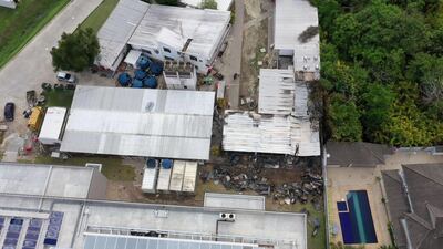 The fire at Bangu occurred three days after this facility at Flamengo caught fire, causing the deaths of 10 youth players. AFP