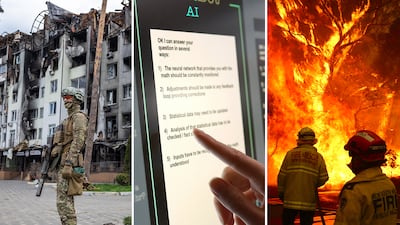 Conflict could be worsened by technology while the world faces environmental tipping points, experts warn. Getty Images