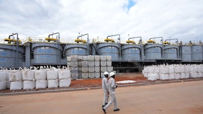 Lithium Zimbabwe's processing plant in Goromonzi. AP