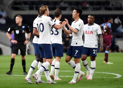 Tottenham have been able to call on Harry Kane since the restart. EPA