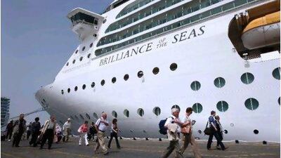 Growth in cruise tourism could help fill Dubai's increasing number of hotel rooms. Stephen Lock / The National