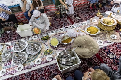 The iftar at the Sheikh Mohammed Centre for Cultural Understanding. Antonie Robertson / The National