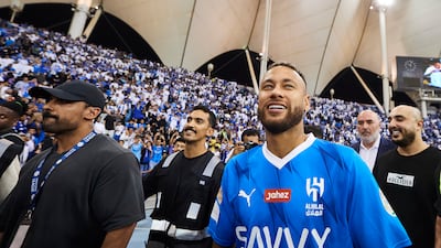 Al Hilal's Neymar is in line to play in India for the first time following Thursday's ACL draw. Getty