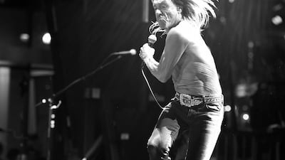 Iggy Pop performs at the premiere of the Starz TV series Ash vs Evil Dead, in Los Angeles in October. Despite his advancing years – he is now 68 – Pop continues to surprise us. Chris Pizzello / Invision / AP Photo