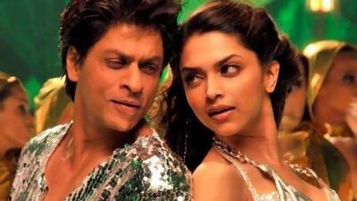 Shah Rukh Khan and Deepika Padukone in Chennai Express. Courtesy UTV Motion Pictures