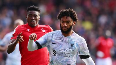 Joe Gomez - 3. The 25-year-old was poor. He was twitchy throughout and his foul on Awoniyi started the series of events that led to the goal. Reuters
