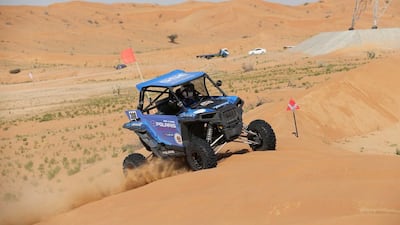 Ahmad Al Maqoodi of the UAE competes at the Emirates Desert Championship. Courtesy Total Communications