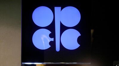 The Opec+ alliance agreed in April to draw back an historic 9.7 million barrels per day from the markets in May and June. AP Photo