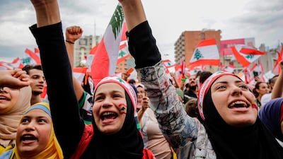 For the first time in years, Lebanese people have been able to set aside their differences and join forces to demand the fall of a decaying political class. AFP