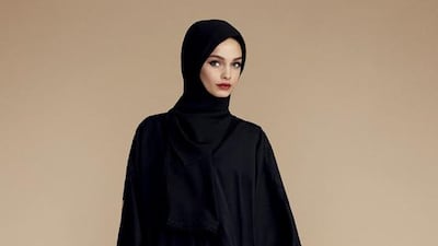 This month’s offerings, along with matching shaylas, mark the second capsule collection of abayas from the pair who rolled-out their debut Middle East-inspired pieces in January. Courtesy Dolce & Gabbana