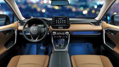 The RAV4 VXR interior. Courtesy Toyota