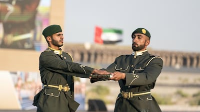 The parade came ahead of Commemoration Day on Thursday, when the country marks the sacrifice of troops that have fallen in the line of duty, including many in Yemen, and celebrates the role of the armed forces and others in uniform. Hamad Al Kaabi / Crown Prince Court - Abu Dhabi