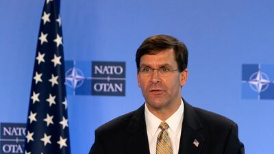 US Secretary of Defence Mark Esper is under pressure from senators to strike Turkey from the F-35 programme's list of parts suppliers. EPA