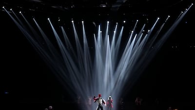 The pageant is part of a campaign to bring more tourism to the struggling country. AP