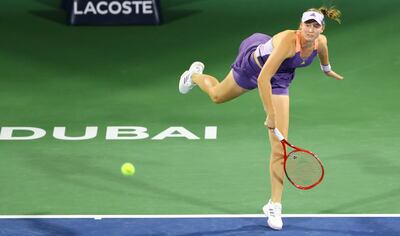 Elena Rybakina leads the WTA Tour in wins (19) and aces (132) so far this season. Reuters