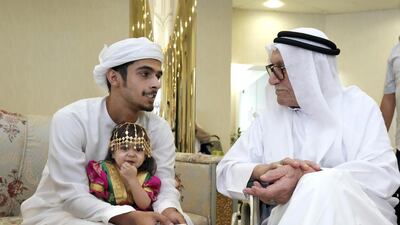 Friendships are forged across the generations in Sharjah as student volunteer Ali Al Baluoshi gets to know Abduljalil Ghanem. For the senior citizens, the visits bring companionship and conversation while the young enjoy perspectives on their nation’s past. Victor Besa for The National.