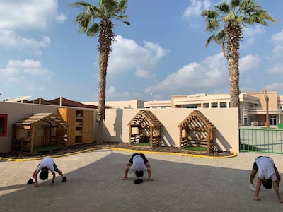 Using the playground is important, as these Year 2 pupils at Deira International School demonstrate. Courtesy: Claire Heylin