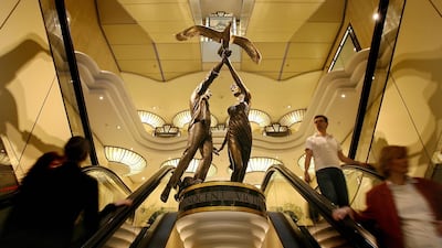 London luxury department store Harrods said on January 13, 2018 it was taking down a statue of the late Princess Diana and her boyfriend Dodi Al Fayed and returning it to former owner Mohamed Al Fayed. AFP / John D McHugh